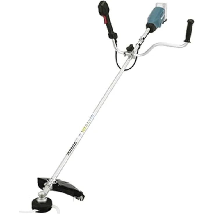 Makita Akku-Multifunktionswerkzeug XGT 40 V, Motorsense mit bürstenlosem Motor, 3.500/5.300/6.500 U/min, 330 mm Mähbreite, inkl. 4,0 Ah Akku und Schnellladegerät