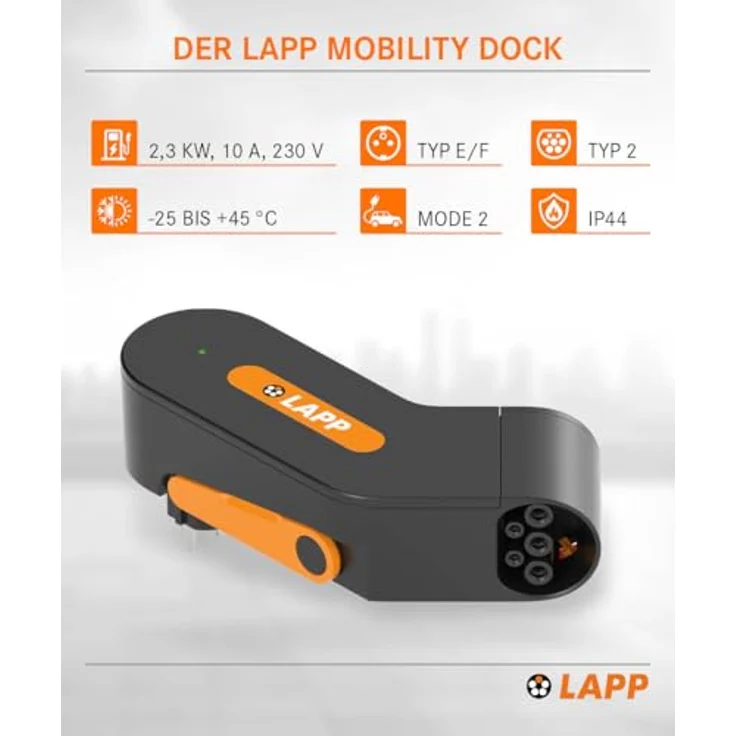 Lapp Mobility Dock Mobile Ladestation (bis 2,3 kW) mit Ladesteckdose – Bild 4