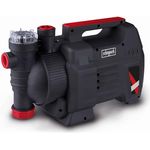 Scheppach Gartenpumpe GP1100JET Hauswasserpume | 1000W - 3800l/h Fördermenge | 3,6 bar Förderdruck | 8m Ansaughöhe - 36m Förderhöhe | inkl. Tragegriff | Brunnenpumpe Bewässerungspumpe Regenwasser