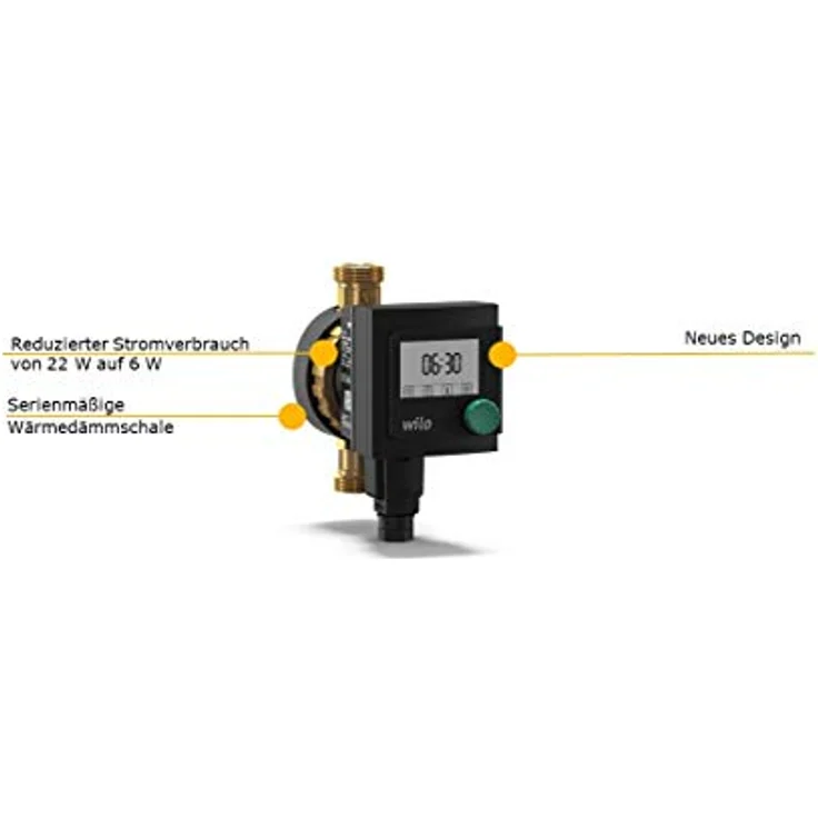 Wilo Trinkwasserpumpe Star-Z NOVA-T, Rp 1/2"", 138 mm" – Bild 4