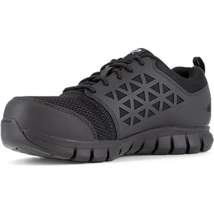 Reebok Excel Light, Sicherheitsschuh mit Aluminium-Zehenschutzkappe, metallfrei, atmungsaktiv, grau – Bild 3