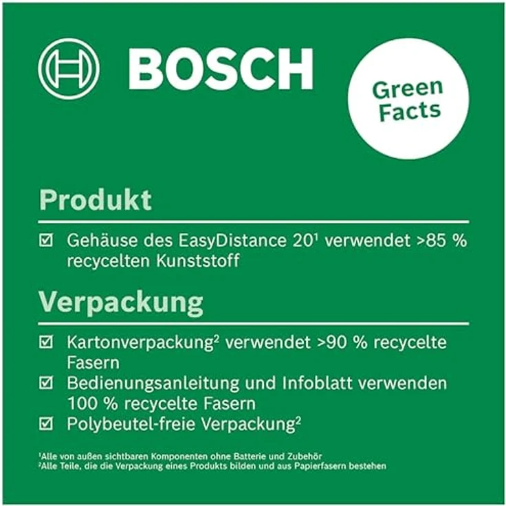 BOSCH Entfernungsmesser EasyDistance 20, Digitaler Laser - im eCommerce-Karton, Messbereich 0,14 - 20 m – Bild 3