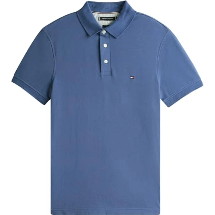 Tommy Hilfiger Poloshirt 1985 SLIM POLO aus leicht strukturiertem Piqué-Material, atmungsaktiv – Bild 6