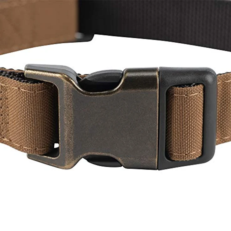 Carhartt Nylon Duck Hundehalsband Carhartt Braun/Dunkelbraun Größe M – Bild 2