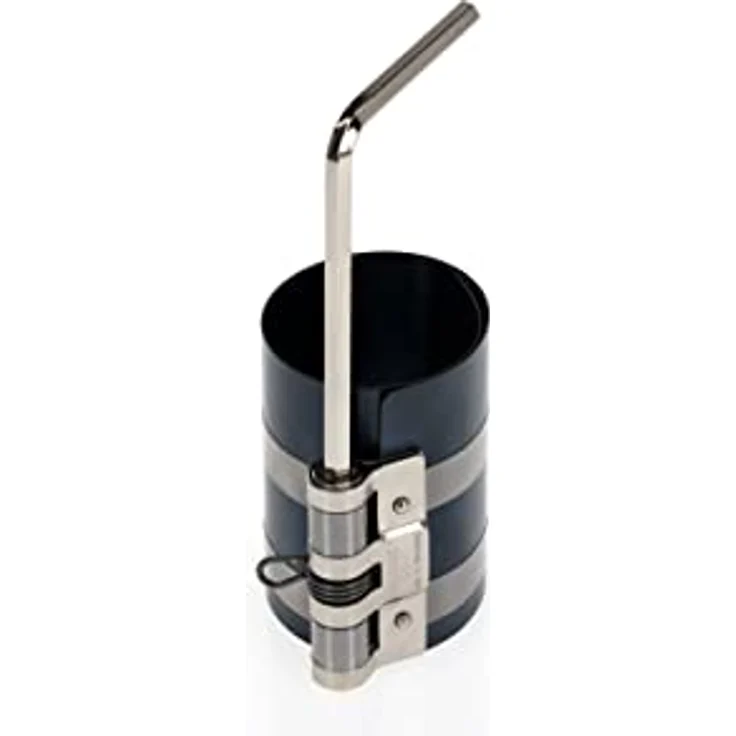 Gedore Kolbenring-Spannband 80 mm, stufenlos einstellbar aus Spezial-Federbandstahl, inklusive Spannschlüssel, Ø 57-125 mm – Bild 1