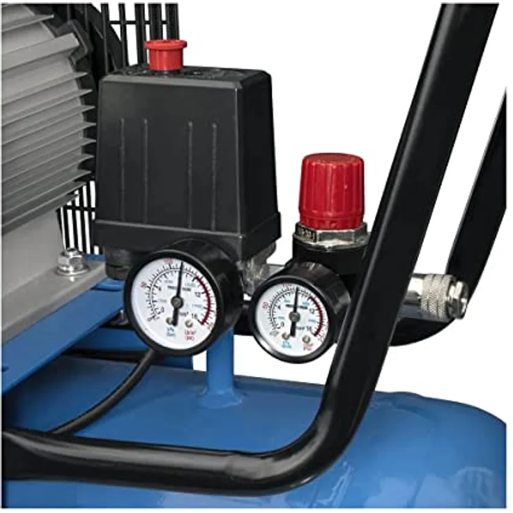 Güde 3-Zylinder Druckluft Kompressor, Druckluftkompressor, Luftkompressor, 551-10-100, 100 l Kessel, 10 Bar, 230 V, 2,2 kW – Bild 5