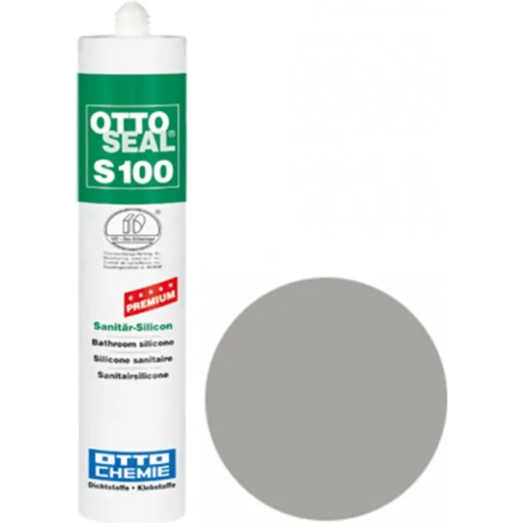OTTOSEAL  S100 Premium-Sanitär-Silicon 300 ml - Farbauswahl Zementgrau Nr. 31 C706