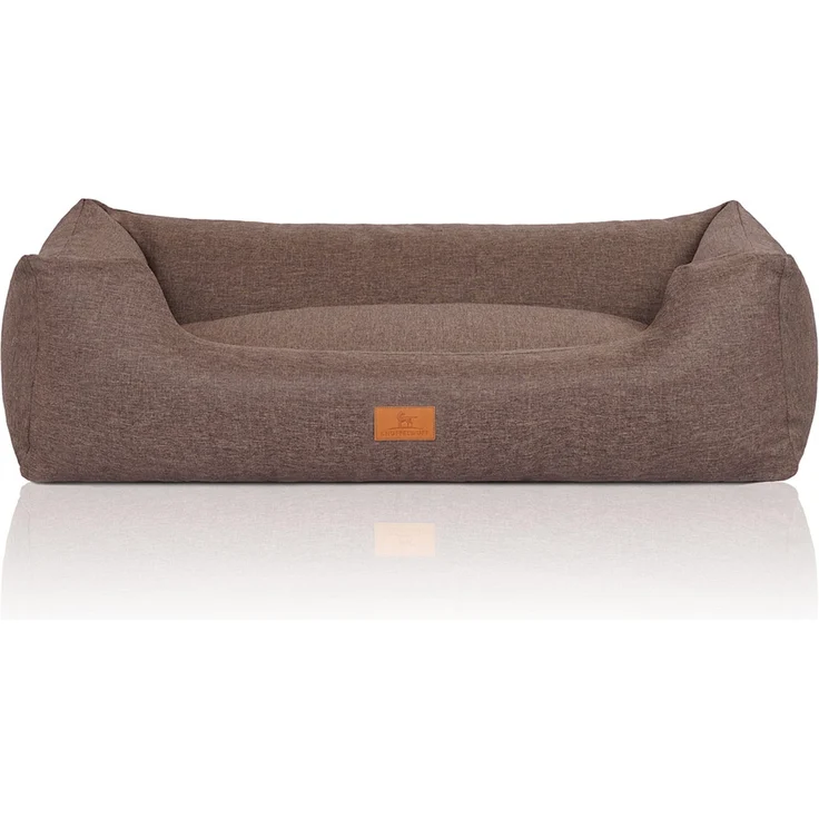 Knuffelwuff Hundebett Lotte Graubraun XXL 120x85cm – Bild 1