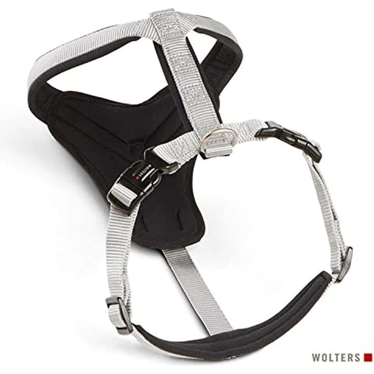 Wolters Geschirr Professional Comfort, Größe:90-110 cm, Farbe:Silber/schwarz – Bild 4