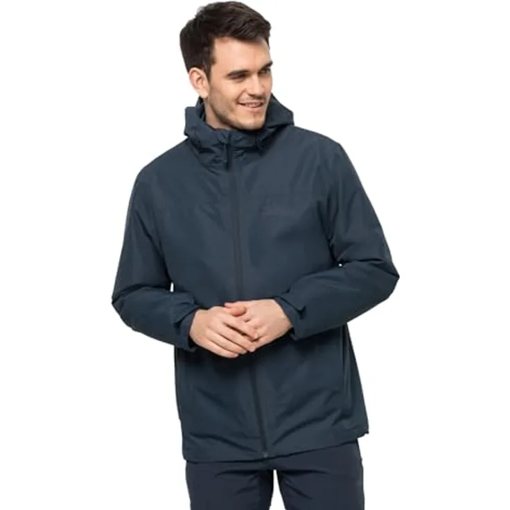 Jack Wolfskin Herren Taubenberg 3in1 Jkt M Jacket, Night Blue, XXL EU
