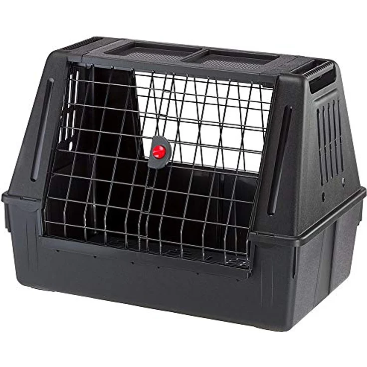 Ferplast Autotransportbox für Hunde Autobox für Hunde ATLAS CAR 80 SCENIC, Hundetransportbox Hundebox fü Auto mit Sicherheitshaken, Hervorragende Belüftung, 82 x 51 x h 61 cm. – Bild 1
