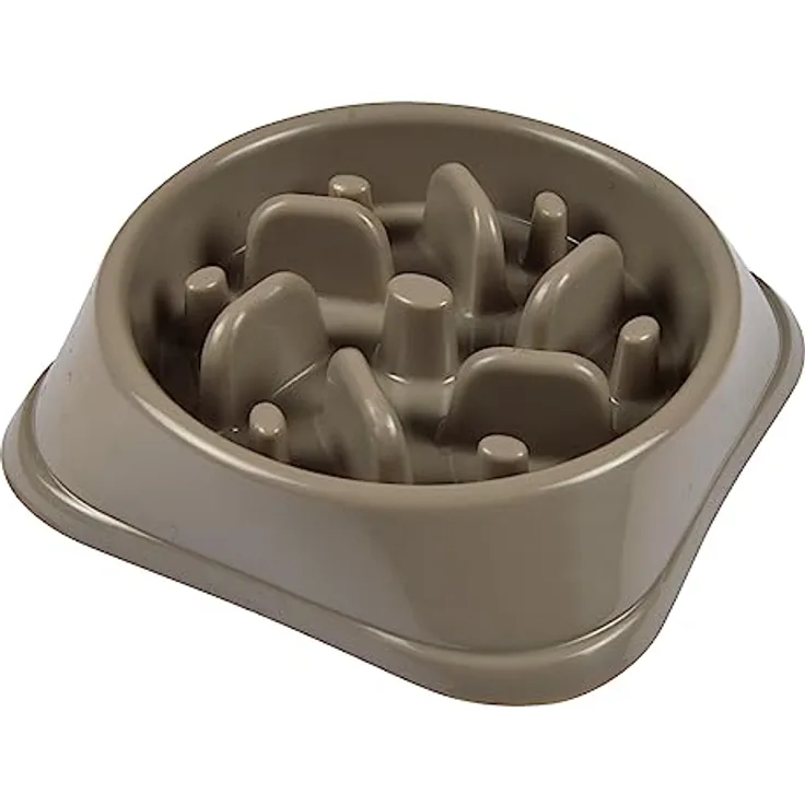 Futternapf, Kunststoff, D20 x 4,5 cm, Taupe