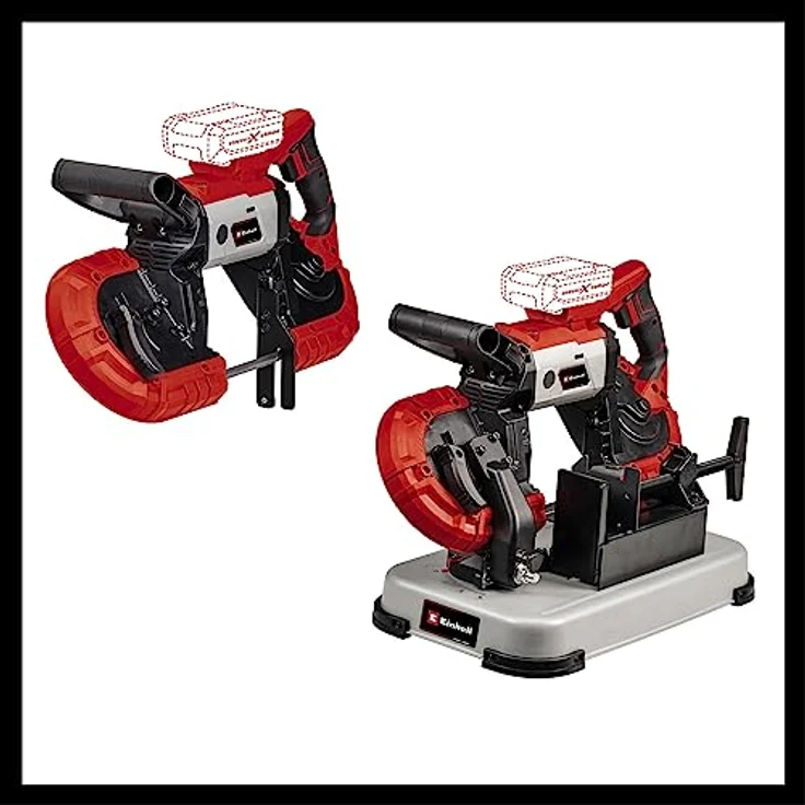Einhell Akku-Bandsäge TE-MB 18/127 U Li-Solo Power X-Change (18 V, 115 mm Schnitthöhe, 127 mm Schnittbreite, Untergestell, LED-Licht, inkl. 2X Sägeband, ohne Akku) – Bild 5