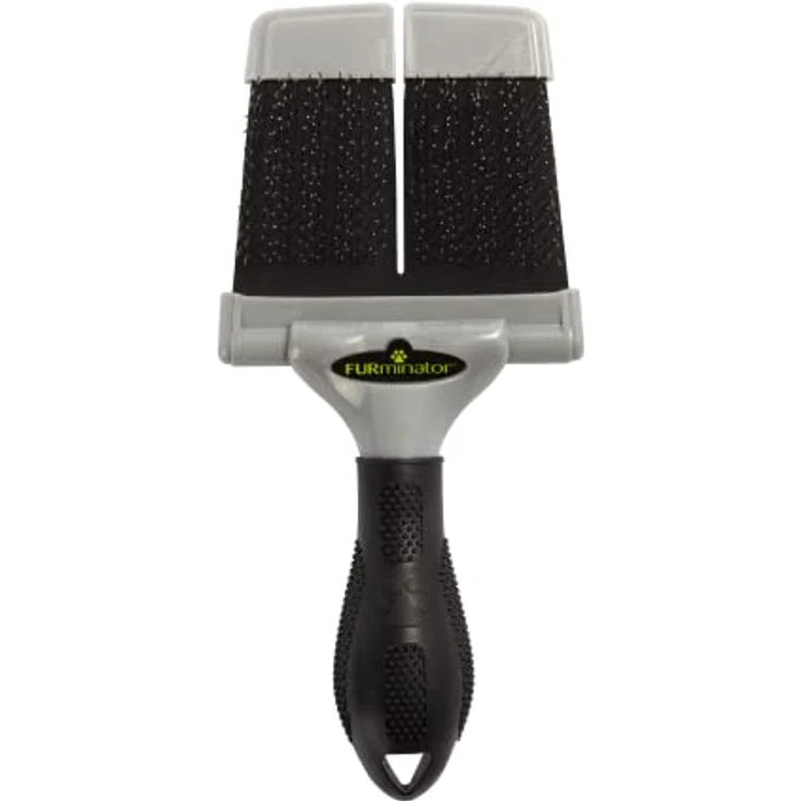 Furminator Zupfbürste Größe L weich - große Bürste mit weichen Borsten für Hunde und Katzen mit seidigem oder drahtigem Fell – Bild 1