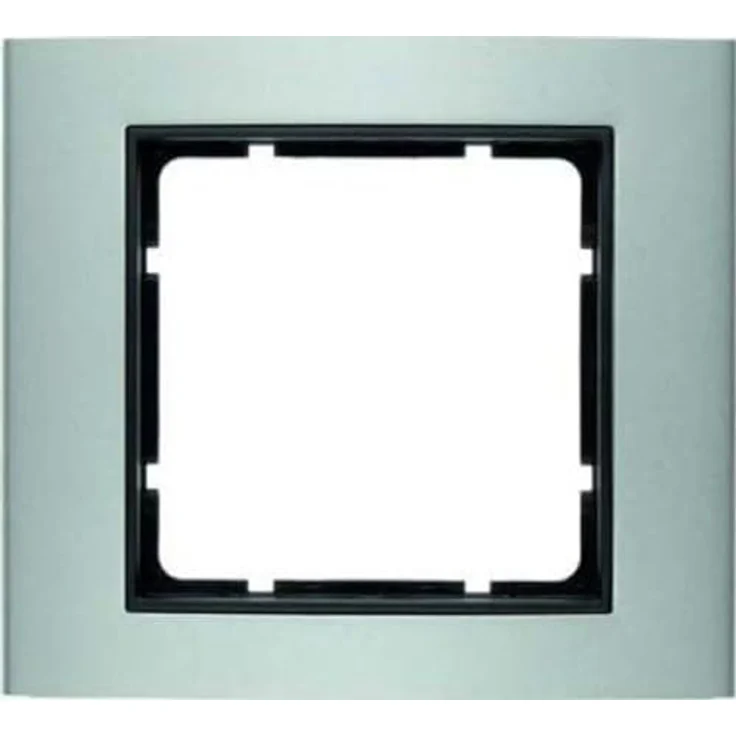 Berker B.3 Abdeckrahmen 10113004, 1-fach Aluminium in Alu/Anthrazit, schlichte Eleganz für vielfältige Anwendungen – Bild 2
