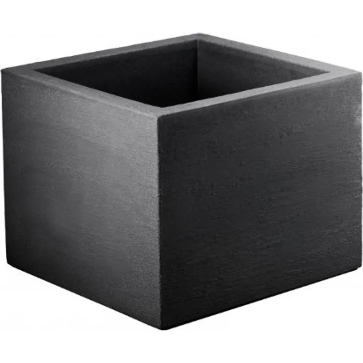 Lippert Pflanzkübel Kubus quadrat ca. 30 x 30 x 26 cm anthrazit