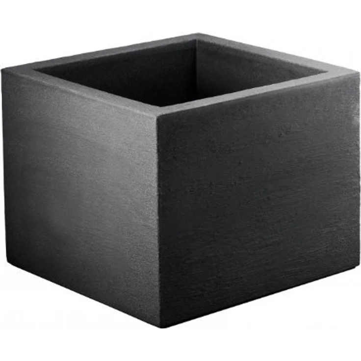 Lippert Pflanzkübel Kubus quadrat ca. 30 x 30 x 26 cm anthrazit – Bild 1
