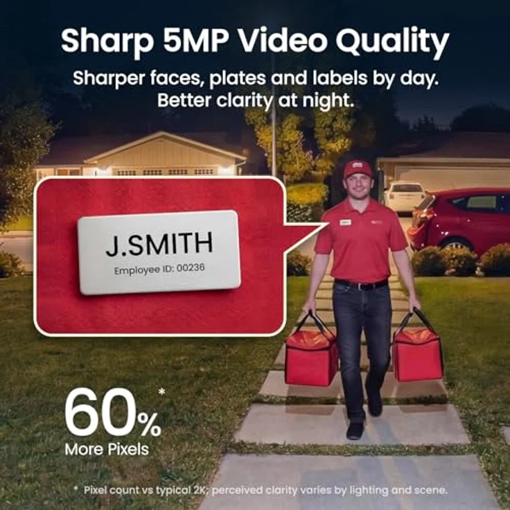 aosu Smart Security Video Doorbell Ultra, Video-Türklingel mit Echtzeit-Videoüberwachung, kompakt und langlebig – Bild 2