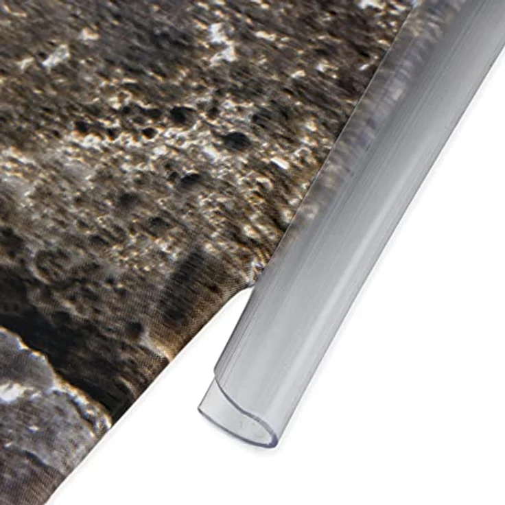JAROLIFT PVC Sichtschutzstreifen 40m inkl. Befestigungsclips für Zäune, Bruchstein – Bild 8
