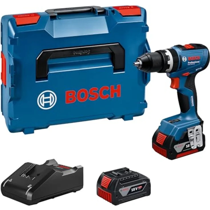Bosch Schlagschrauber GSB 18V-65 2x5.0Ah, Akku-Schlagbohrschrauber mit verbessertem Drehmoment (06519N3303) – Bild 1