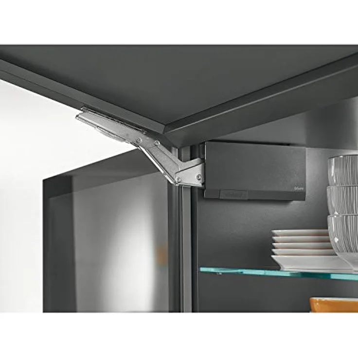 Blum Aventos HK TOP Kraftspeicher TIP-ON griffloses hochklappen (Klappenbeschlag) inkl. Haftplatte, LF 930-2800, Stahl – Bild 2