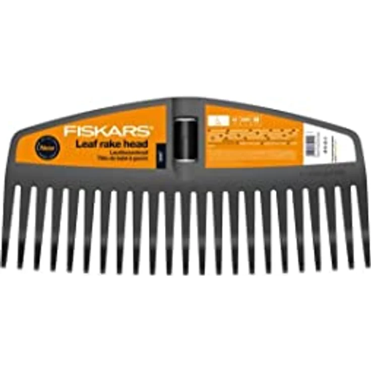 Fiskars Laubbesen-Kopf, 23 Zinken, Verbindbar mit Fiskars Solid Stiel, Breite: 42 cm, Kunststoff-Zinken, Schwarz, M, Solid, 1063089 – Bild 5