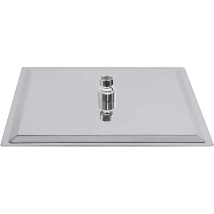 vidaXL Regenduschkopf Regenbrause Edelstahl 304 30x30 cm Quadrat, Anti-Kalk-Düsen, Silikondüsen, Wand- oder Deckenmontage, (1-tlg) – Bild 4