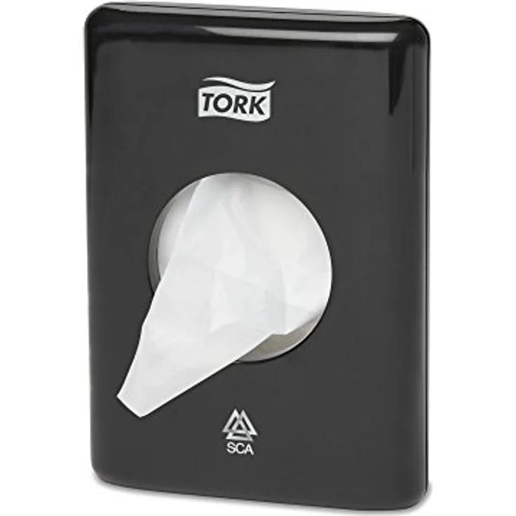 Tork 566008 Spender für Hygienebeutel, Schwarz, 8er Pack – Bild 1