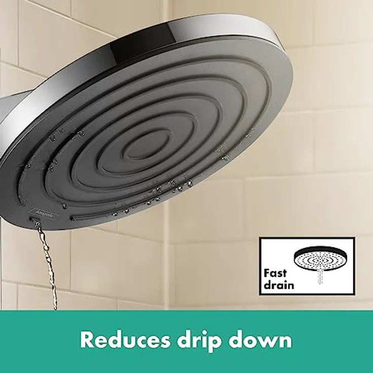 hansgrohe Duschbrause 24141000 mit Strahlart PowderRain, graphit - Preisvergleich – Bild 4