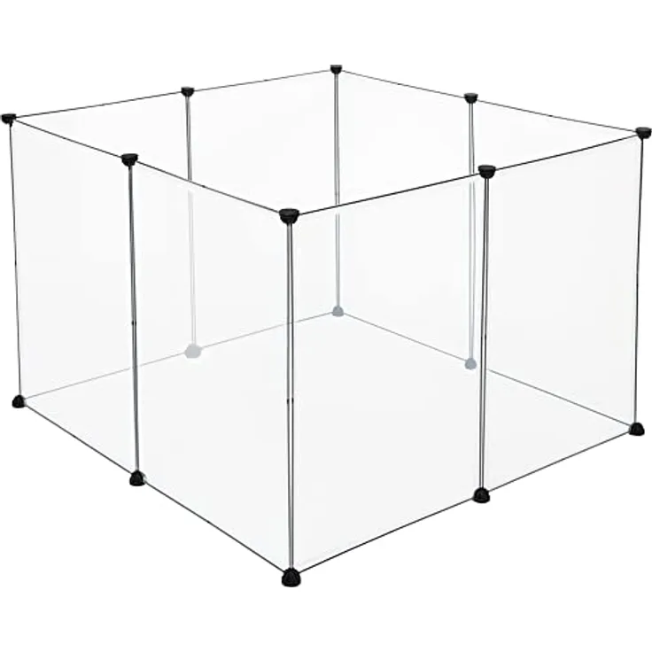 EUGAD Freigehege für Kaninchen, Meerschweinchen Gehege, BHT 102x70x102cm