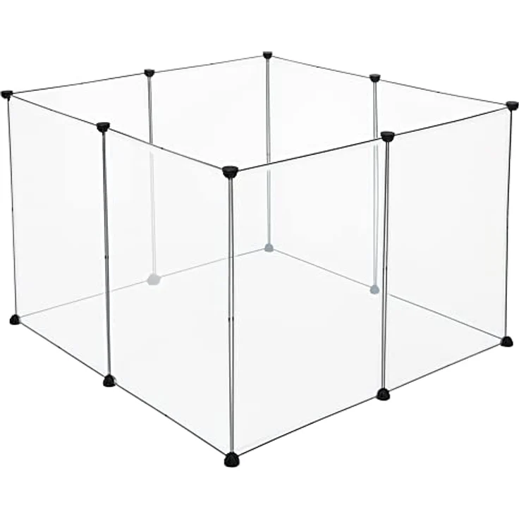 EUGAD Freigehege für Kaninchen, Meerschweinchen Gehege, BHT 102x70x102cm – Bild 1