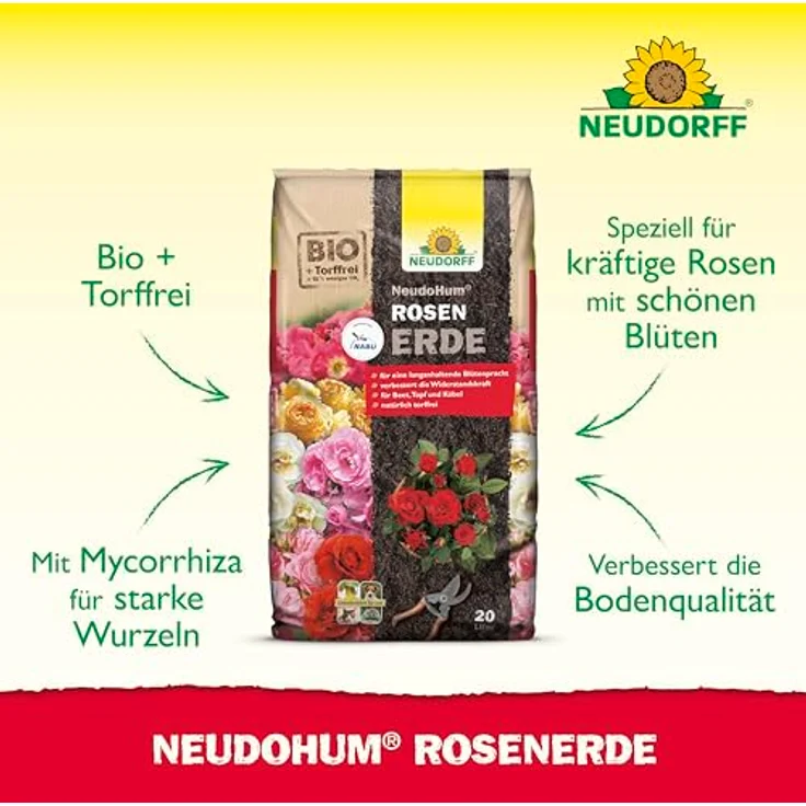 Neudorff NeudoHum Rosenerde 20 Liter – Bild 3