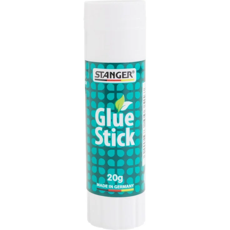 Stanger Bastelkleber Extra Gluestick, 20 g, lösungsmittelfrei, transparent, ideal für Pappe, Fotopapier und Papiermaché – Bild 1