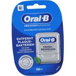 Oral-B Pro-Expert Advanced Zahnseide, Gewachst, 50 m Rolle, Tiefenreinigung & Gesundes Zahnfleisch, Mikrostruktur für Plaque-Entfernung