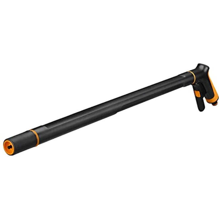 Fiskars Gartenbrause Giessstab mit 2 Funktionen, schwenkbarer SoftGrip-Düsenkopf und Durchflusskontrolle mit Frontreg, ergonomisch und leicht – Bild 1