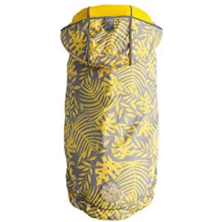 GF Pet Reversible ElastoFit Raincoat - Regenjacke- wasserdichte Hundebekleidung- Größe 4XL Hundemantel Rückenlänge 81cm- Gelb – Bild 4