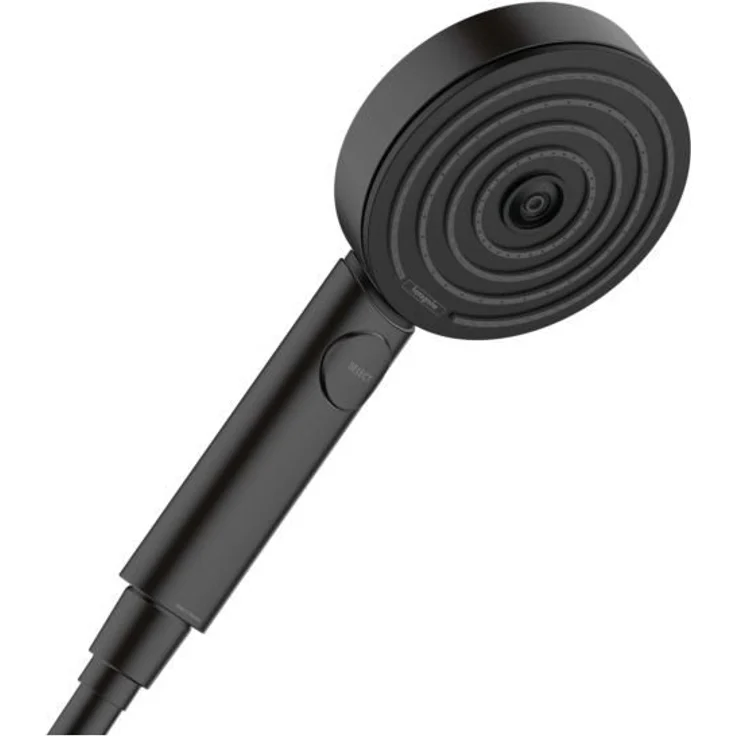 hansgrohe Pulsify Select S Handbrause 24111670, Brausekopfgröße 105 mm, PowderRain/IntenseRain/Massagestrahl, graphit – Bild 1
