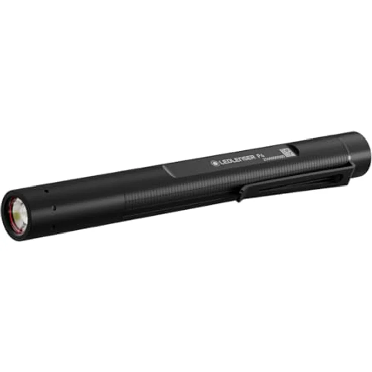 Ledlenser P4 Mini LED Taschenlampe, 180 Lumen, 90m Zoom Fokus, IP54 wasserfest, 23h Laufzeit, leicht und kompakt mit Clip für Werkstatt und Notfall – Bild 1