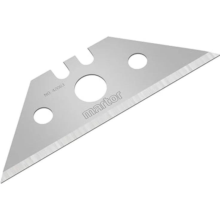 MARTOR Trapezklingen Nr. 42063, 10er Spender, 19 mm, scharf, 2-fach nutzbar, Sicherheitsmesser-Ersatzklingen – Bild 2