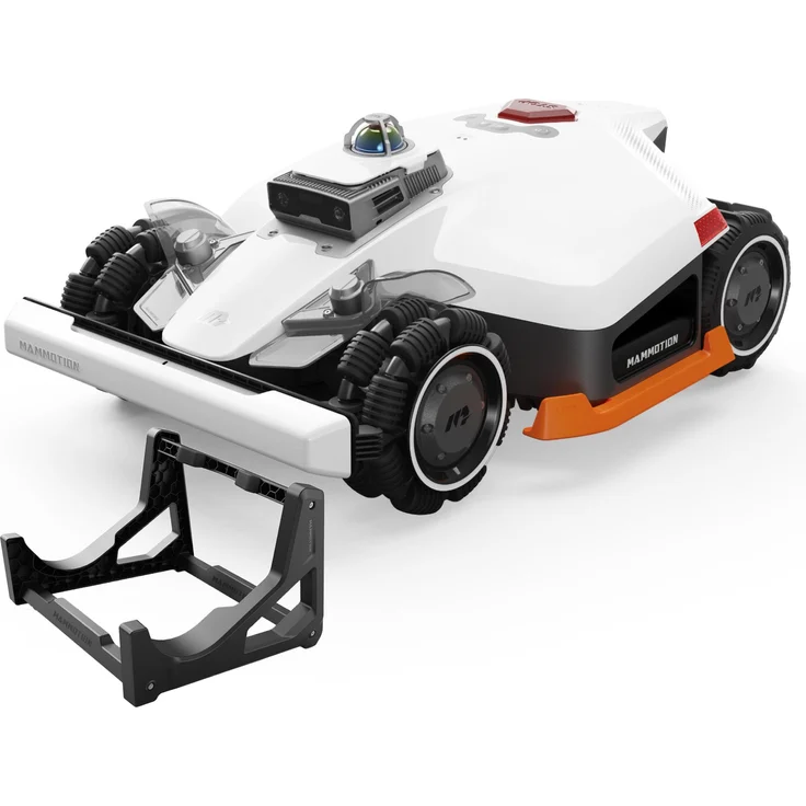 Mammotion LUBA 3 AWD 1500, Mähroboter ohne Begrenzungskabel für bis zu 1500 m², Allradantrieb, 80% Steigung, Auto-Kartierung, 4G-Modul, App-Steuerung, Waschständer
