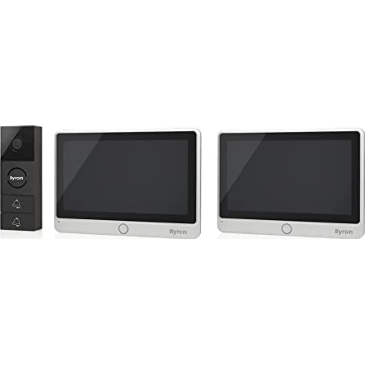 Byron Video-Gegensprechanlage mit zwei 7 Zoll HD Touchscreen 720p (erweiterbar) Videoaufnahmefunktion Nachtsicht, DIC-24122 – Bild 6