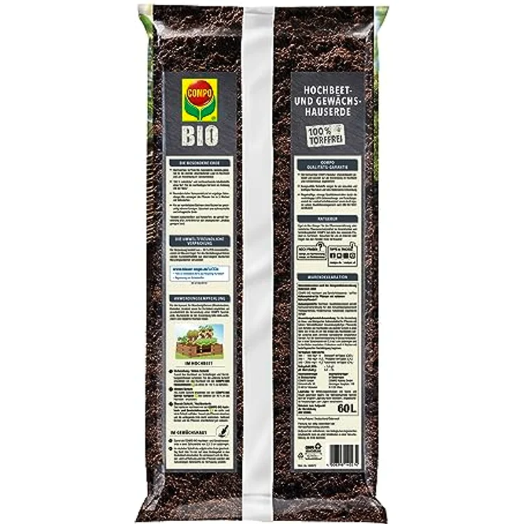 COMPO® BIO Hochbeet- und Gewächshauserde, 60l – Bild 3