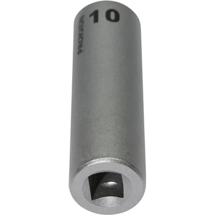 PROXXON INDUSTRIAL Bohrer- und Bitset 23778, 1/4'' Tiefbett-Steckschlüsseleinsatz aus CrV-Stahl, 10 mm, 50 mm Länge – Bild 2