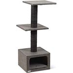 Warenhandel König Katzen Kratzbaum Filz Katzenbett Katzenhöhle Katzenbaum Kletterbaum Grau #Dora