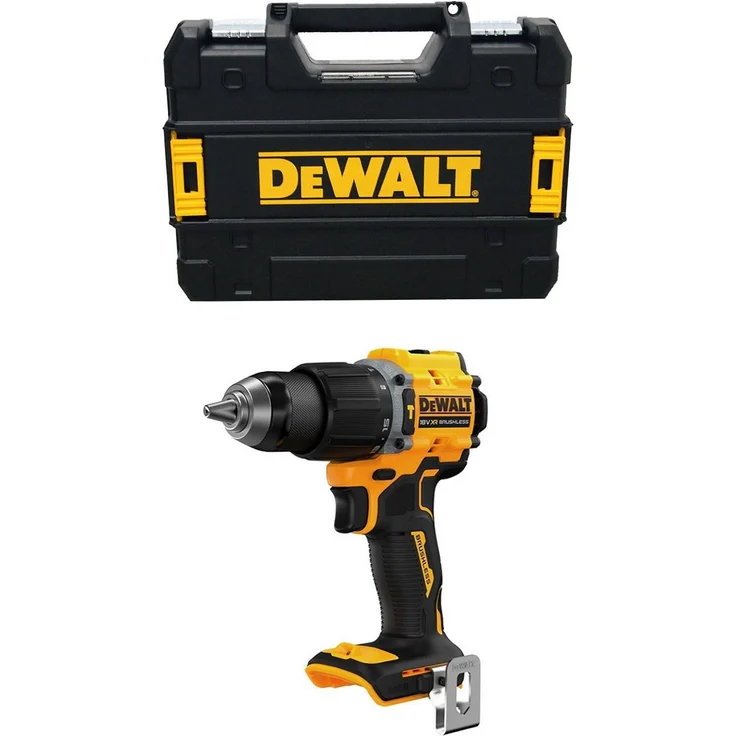 DeWALT DCD799NT, 18-V-XR-Bürstenloser Schlagbohrschrauber mit kompaktem Design und 15-stufiger Drehmomentregelung, inkl. TSTAK II