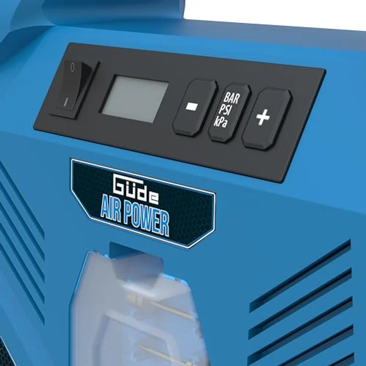 Güde Kompressor Dual Drive 12/230V 150 Watt, max 8 bar, tragbar - Leichter und handlicher Kompaktkompressor mit vielseitigem Zubehör – Bild 7