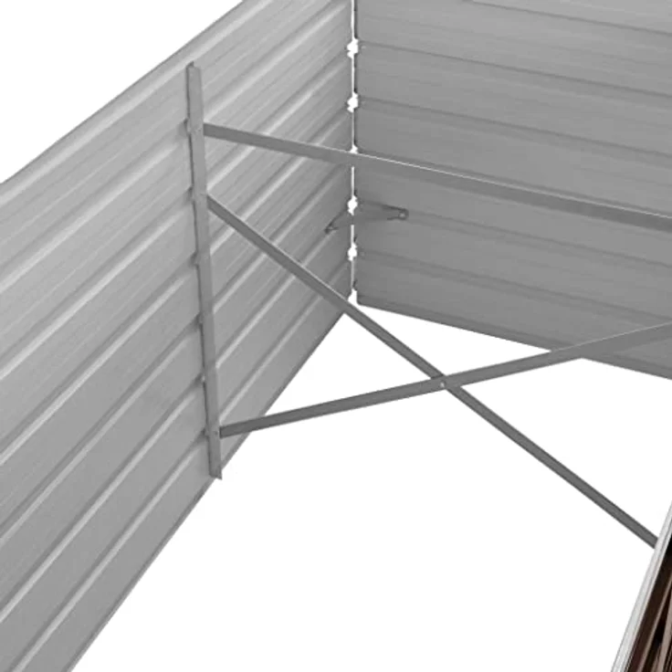 vidaXL Garten-Hochbeet Braun 320 x 80 x 77 cm Verzinkter Stahl – Bild 6