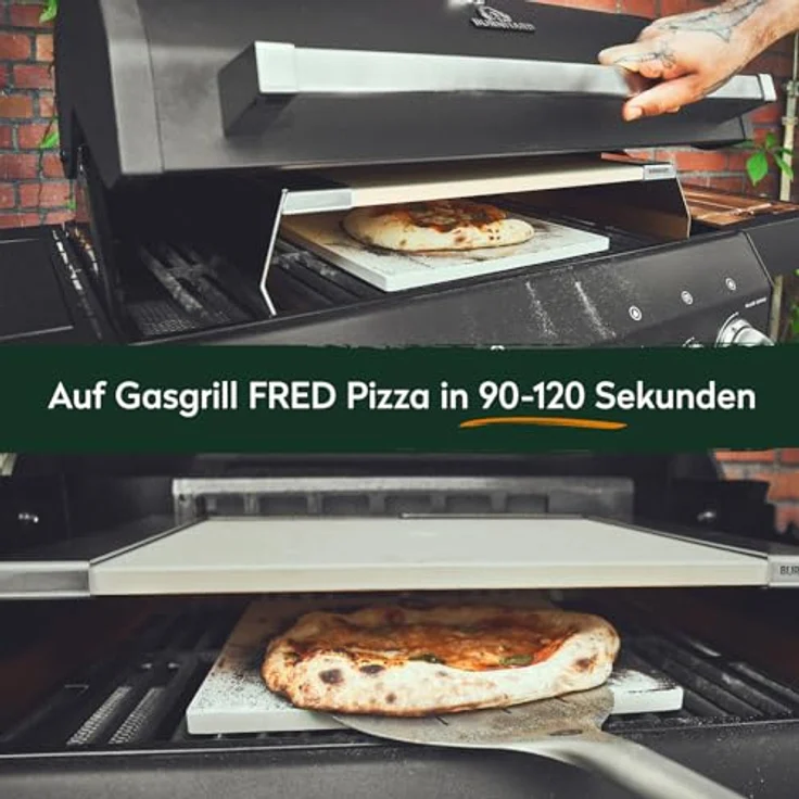 Burnhard Pizzaaufsatz für Gasgrills – Bild 6