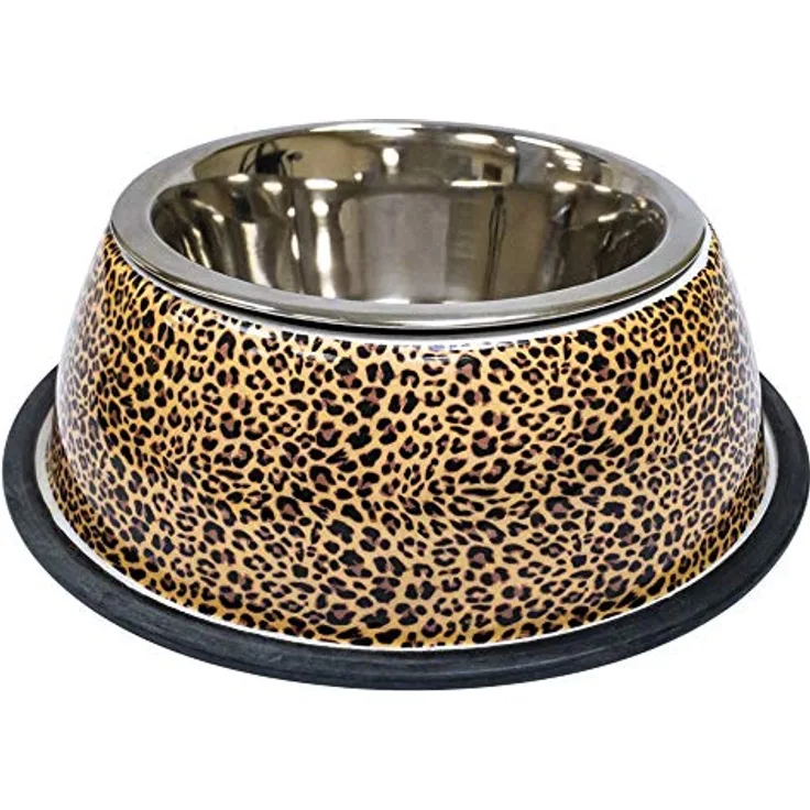 Amtra Schale aus Stahl Animalier Leopard 200 ml