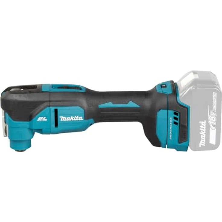 Makita DTM53Z Akku-Multifunktionswerkzeug, bürstenloser Motor, konstante Leistung, werkzeugloser Zubehörwechsel, 18 V – Bild 2
